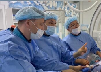 №2 ҚАЛАЛЫҚ АУРУХАНАДА СТЕНТ-ГРАФТ ЭНДОПРОТЕЗІН ОРНАТУ ОТАСЫ ЖАСАЛДЫ