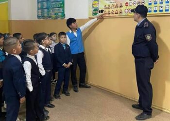 Ordabasy: «Мен және менің полицейім»  акциясы өтуде