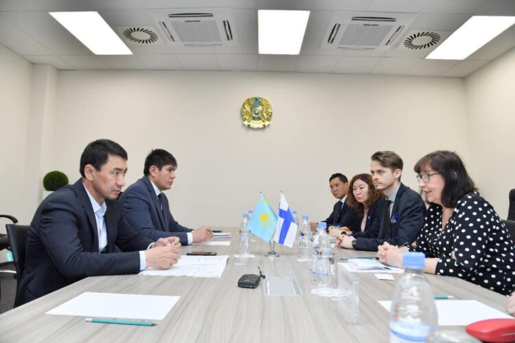 ТҮРКІСТАНҒА ФИНЛЯНДИЯДАН ИНВЕСТИЦИЯ ТАРТУ МӘСЕЛЕСІ ТАЛҚЫЛАНДЫ