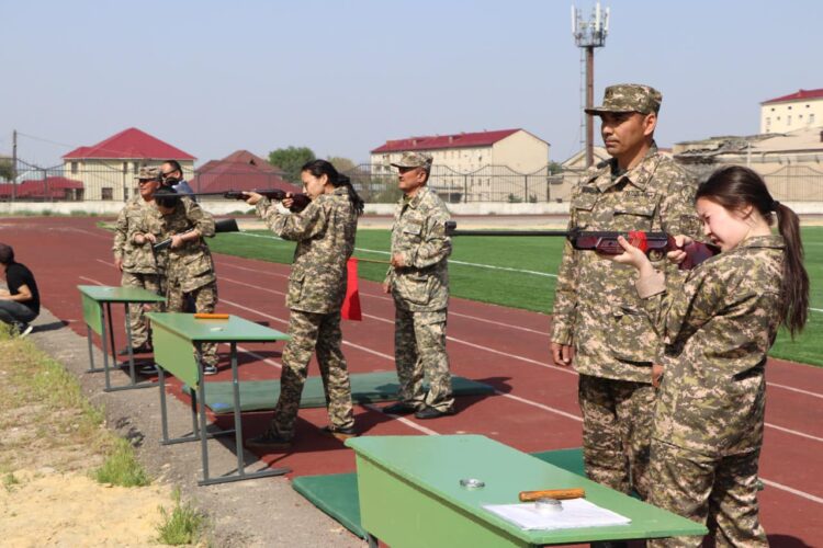ТҮРКІСТАН:  КЕНТАУ ҚАЛАСЫНДА ӘСКЕРИ ЭСТАФЕТА БАСТАЛДЫ