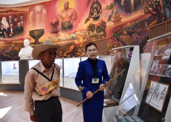 Ordabasy: Ұлытаудан жаяу шыққан жиһанкез Ордабасыға жетті