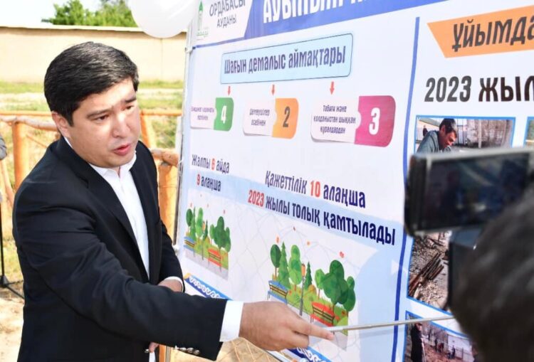 Ordabasy: Темірланда демалыс алаңшалары көптеп салынуда