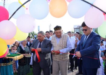 ТҮРКІСТАН: ОТЫРАРДА МЕКТЕП ТҮЛЕКТЕРІ АУЫЛҒА ОЙЫН АЛАҢЫН САЛЫП БЕРДІ