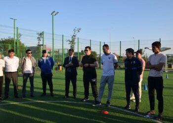 «ТҰРАН» ФУТБОЛ АКАДЕМИЯСЫНЫҢ СЕРБИЯЛЫҚ МАМАНДАРЫ ТҮРКІСТАНДА ШЕБЕРЛІК САБАҚТАРЫН ӨТКІЗДІ