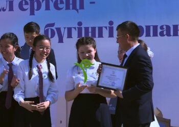 ТҮРКІСТАНДАҒЫ НАЗАРБАЕВ ЗИЯТКЕРЛІК МЕКТЕБІ АЛҒАШҚЫ ОҚУ ЖЫЛЫН ТҮЙІНДЕДІ
