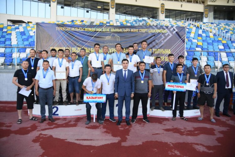 ТҮРКІСТАН: МЕМЛЕКЕТТІК ҚЫЗМЕТШІЛЕР АРАСЫНДА СПАРТАКИАДА ҮЗДІКТЕРІ АНЫҚТАЛДЫ