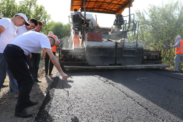 ТҮРКІСТАН:  САРЫАҒАШ АУДАНЫНДА 112 ШАҚЫРЫМ ЖОЛ ЖӨНДЕЛЕДІ