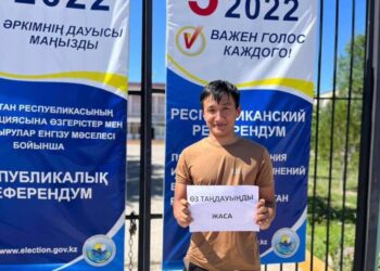 Ordabasy: Аудан тұрғындары «Өз таңдауыңды жаса!» эстафетасын жолдады