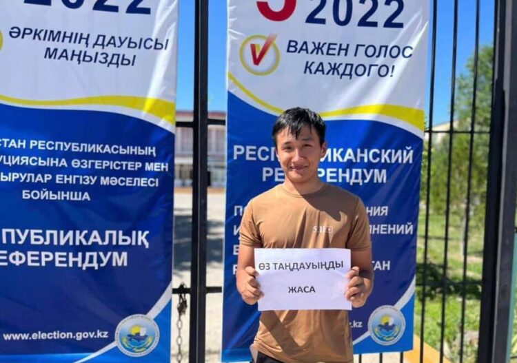 Ordabasy: Аудан тұрғындары «Өз таңдауыңды жаса!» эстафетасын жолдады