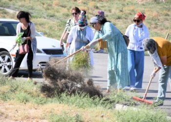 «BIRGE – TAZA QAZAQSTAN» АКЦИЯСЫНА  МЕМЛЕКЕТТІК МЕКЕМЕ ҚЫЗМЕТКЕРЛЕРІ ӨЗ ҮЛЕСТЕРІН ҚОСТЫ
