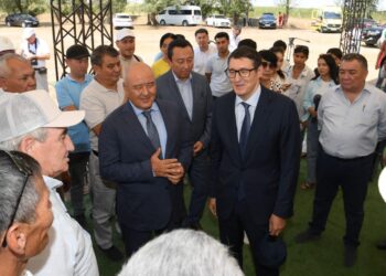 В ТУРКЕСТАНСКОЙ ОБЛАСТИ ЗАЛОЖЕН ФУНДАМЕНТ ПАРОГАЗОВОЙ УСТАНОВКИ, НЕ ИМЕЮЩЕЙ АНАЛОГОВ В СТРАНАХ СНГ