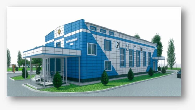 ТҮРКІСТАН: БӘЙДІБЕКТЕГІ АҒЫБЕТ АУЫЛЫНДА СПОРТ КЕШЕНІ САЛЫНУДА