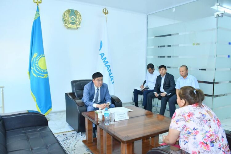 Ordabasy: Аудан әкімі жеке қабылдау өткізді