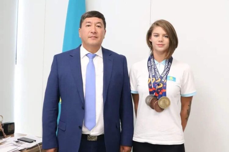 V ИСЛАМ ОЙЫНДАРЫНАН 4 МЕДАЛЬ ЕНШІЛЕГЕН ТҮРКІСТАНДЫҚ СПОРТШЫ ТУҒАН ЖЕРГЕ ОРАЛДЫ