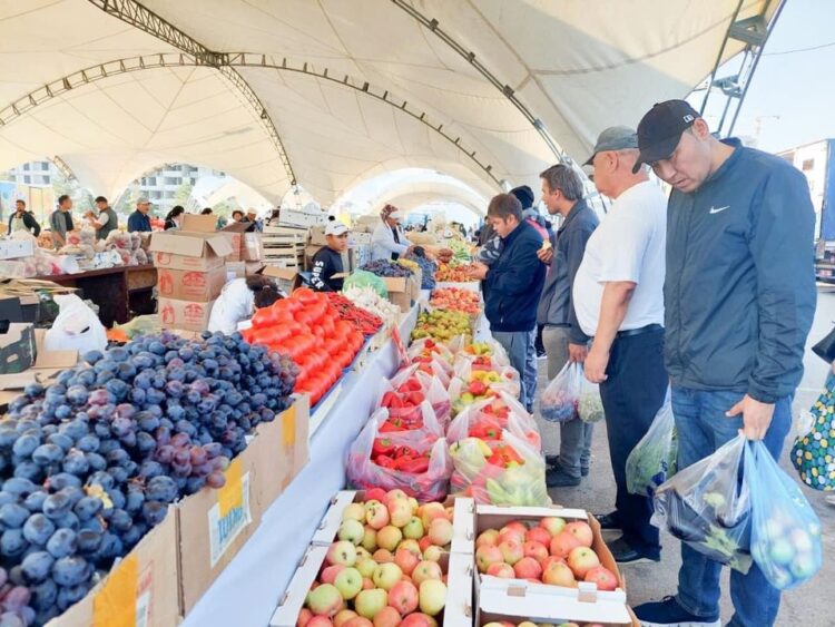 НҰР-СҰЛТАНДА ТҮРКІСТАН ОБЛЫСЫНЫҢ ӨНІМДЕРІ САУДАЛАНУДА