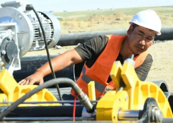 ҚАЙНАРБҰЛАҚТА АУЫЗ СУ ҚҰРЫЛЫСЫ ЖҮРГІЗІЛУДЕ