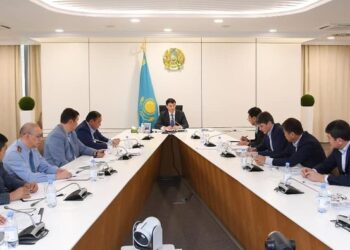 ДАРХАН САТЫБАЛДЫ ЖЕТІСАЙДАҒЫ ӨРТЕНГЕН БАЗАРҒА ҚАТЫСТЫ ТАПСЫРМАЛАР БЕРДІ