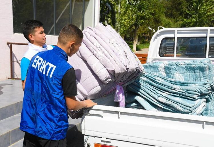 ТҮРКІСТАН:  ҚОСТАНАЙҒА 20 ТОННА ГУМАНИТАРЛЫҚ КӨМЕК ЖӨНЕЛТІЛЕДІ