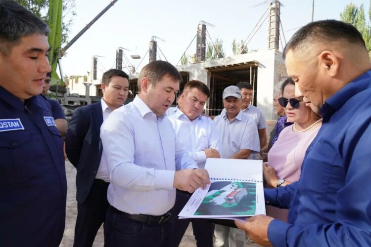 ӘКІМ ШЫМКЕНТТЕГІ ӨРТ СӨНДІРУ ДЕПОСЫНЫҢ ҚҰРЫЛЫС САПАСЫН ТЕКСЕРДІ