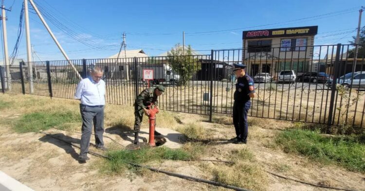 ГИДРАНТТАР МЕН ПИРСТАР МАМАНДАР БАҚЫЛАУЫНДА