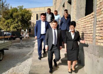 М.ӘЙТЕНОВ ҚОСЫМША ҒИМАРАТ ҚҰРЫЛЫСЫН ТЕКСЕРДІ