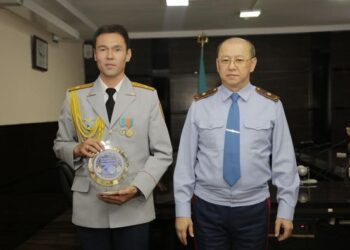 Түркістандық полицейлер «Парасатты полицей» байқауында «Тілі басқа – тілегі бір» номинациясын иеленді