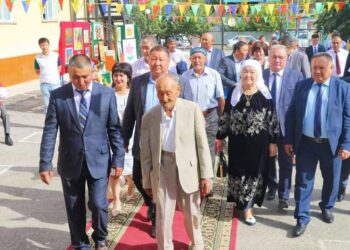 ТҮРКІСТАН: ТҮЛКІБАСТА ШЕРХАН МҰРТАЗАНЫҢ 90 ЖЫЛДЫҒЫНА АРНАЛҒАН ШАРА ӨТТІ