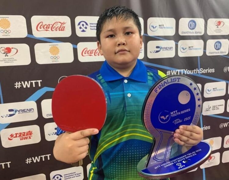 ТҮРКІСТАНДЫҚ ЖАС ТЕННИСШІ ГРУЗИЯДАҒЫ ТУРНИРДЕ КҮМІС МЕДАЛЬ ЖЕҢІП АЛДЫ