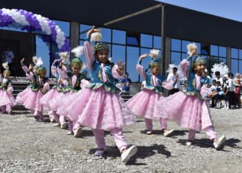 АУДАН ОРТАЛЫҒЫНДА 200 ОРЫНДЫҚ МЕКТЕП БАЛАБАҚША АШЫЛДЫ