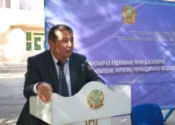 МАҚТААРАЛ: АУДАН БАСШЫСЫ ЖАМБЫЛ АУЫЛДЫҚ ОКРУГІНІҢ ТҰРҒЫНДАРЫМЕН КӨШПЕЛІ КЕЗДЕСУ ӨТКІЗДІ