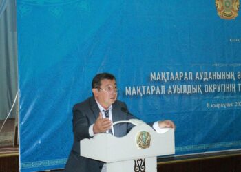 МАҚТААРАЛ: АУДАН БАСШЫСЫ МАҚТААРАЛ АУЫЛДЫҚ ОКРУГІНІҢ ТҰРҒЫНДАРЫМЕН КӨШПЕЛІ КЕЗДЕСУ ӨТКІЗДІ