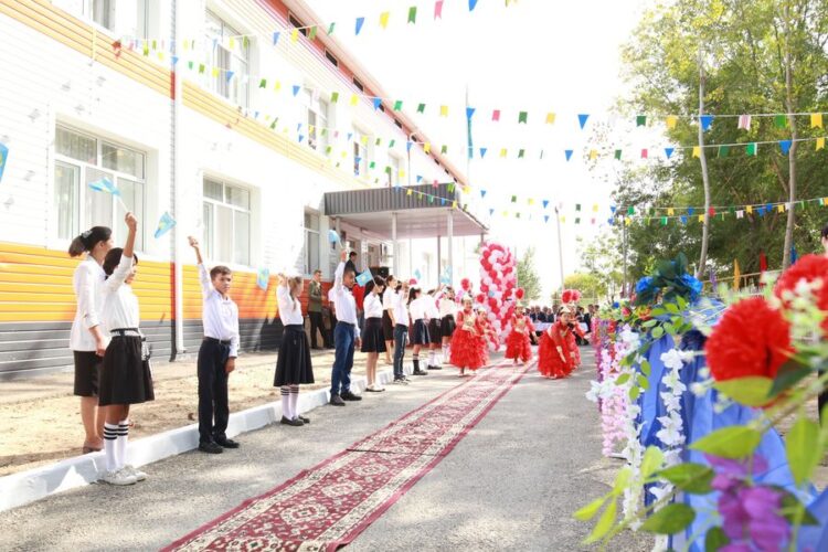 МАҚТААРАЛДА 100 ОРЫНДЫҚ ЖАҢА МЕКТЕПТІҢ ҒИМАРАТЫ ПАЙДАЛАНУҒА БЕРІЛДІ