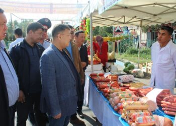 САЙРАМ: АУДАН ОРТАЛЫҒЫНДА АУЫЛ ШАРУАШЫЛЫҒЫ ӨНІМДЕРІНІҢ ЖӘРМЕҢКЕСІ ӨТТІ