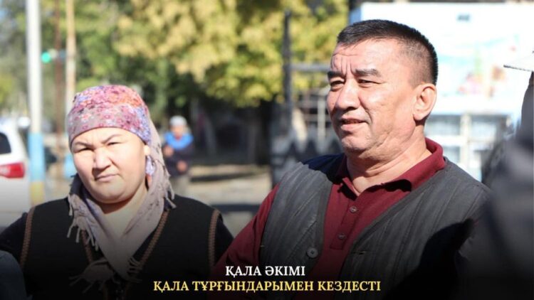 КЕНТАУ ҚАЛАСЫНЫҢ ӘКІМІ ҚАЛА ТҰРҒЫНДАРЫМЕН КЕЗДЕСТІ