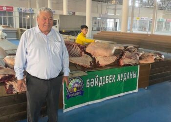 БӘЙДІБЕК: ТҮРКІСТАНДАҒЫ ЭКО-БАЗАРДА БӘЙДІБЕКТІК ӨНІМДЕР САТЫЛУДА