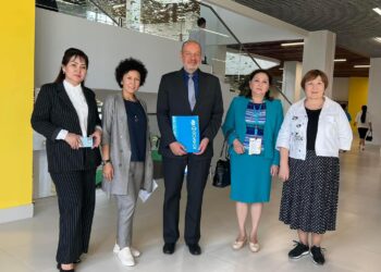 ТҮРКІСТАНДА ҒАРЫШ ТЕХНОЛОГИЯЛАРЫ БОЙЫНША БІРЕГЕЙ БІЛІМ БЕРУ ХАБЫ АШЫЛДЫ