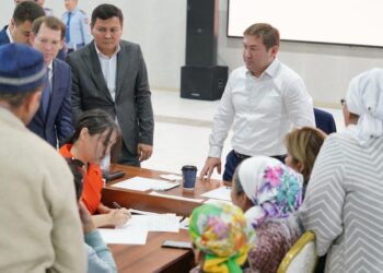 ҚАЛА БАСШЫСЫ КЕЗЕКТІ ЖЕКЕ ҚАБЫЛДАУЫН ӨТКІЗДІ