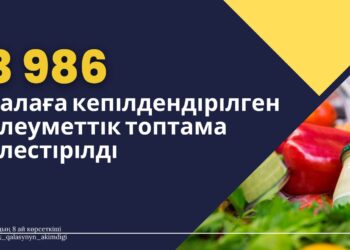 ТҮРКІСТАН: 3986 БАЛА КЕПІЛДЕНДІРІЛГЕН ӘЛЕУМЕТТІК ТОПТАМА АЛДЫ