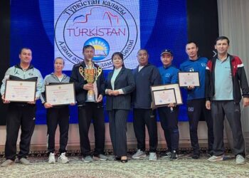 ТҮРКІСТАНДА ҰСТАЗДАР АРАСЫНДАҒЫ СПАРТАКИАДА ҮЗДІКТЕРІ АНЫҚТАЛДЫ