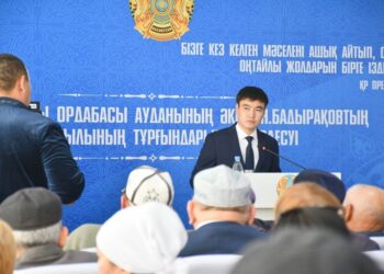 ОРДАБАСЫ: БАДАМДЫҚТАРДЫҢ КӨТЕРГЕН МӘСЕЛЕЛЕРІ ШЕШІМІН ТАУЫП КЕЛЕДІ