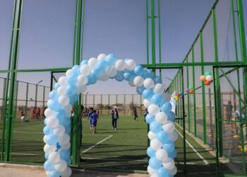 ТҮРКІСТАН: САРЫАҒАШ АУДАНЫНДА  ЗАМАНАУИ СПОРТ АЛАҢШАСЫ АШЫЛДЫ