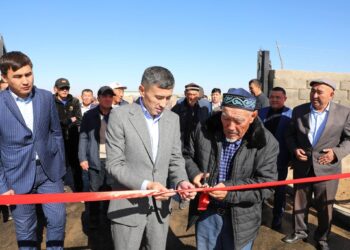 ТҮРКІСТАН: ШАЛҒАЙДАҒЫ АУЫЛҒА ТАЗА АУЫЗ СУ ЖЕТТІ