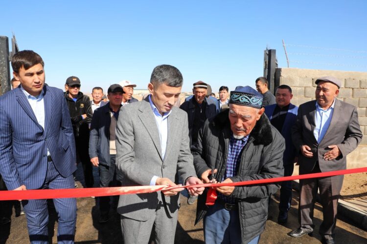 ТҮРКІСТАН: ШАЛҒАЙДАҒЫ АУЫЛҒА ТАЗА АУЫЗ СУ ЖЕТТІ