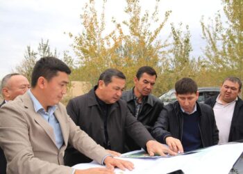 ТҮРКІСТАН: МЫРЗАКЕНТТІҢ ОРТАЛЫҚ САЯБАҒЫНЫҢ ҚҰРЫЛЫСЫ БАСТАЛАДЫ