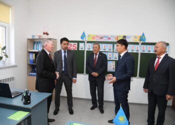 ТУРКЕСТАН: В ОРДАБАСИНСКОМ РАЙОНЕ ОТКРЫЛАСЬ НОВАЯ ШКОЛА