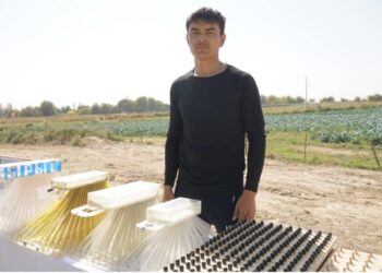 ТУРКЕСТАН: ЖИТЕЛЬ КЕЛЕСА ИЗОБРЕЛ ПРИСПОСОБЛЕНИЕ ДЛЯ ЗЕМЛЕДЕЛИЯ