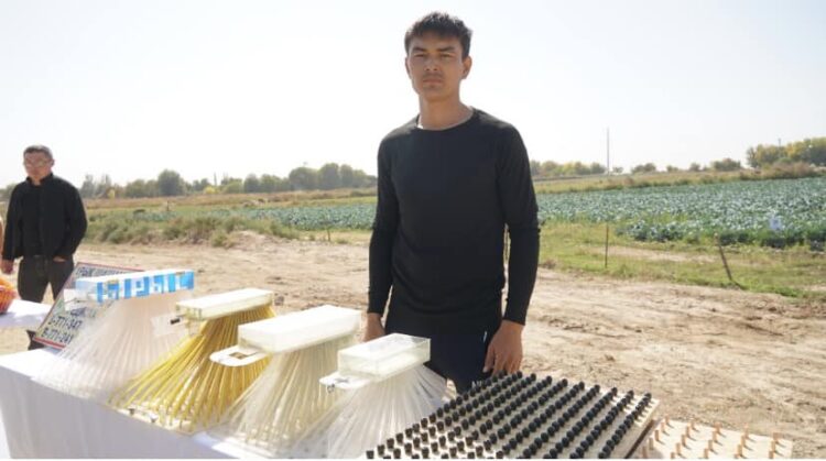 ТУРКЕСТАН: ЖИТЕЛЬ КЕЛЕСА ИЗОБРЕЛ ПРИСПОСОБЛЕНИЕ ДЛЯ ЗЕМЛЕДЕЛИЯ