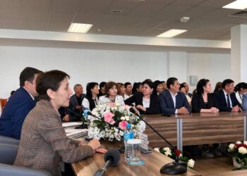 ТҮРКІСТАН: Т. ДҮЙСЕНОВА ӘЛЕУМЕТТІК ҚЫЗМЕТКЕРЛЕРМЕН ЖӘНЕ ЕҢБЕК АРДАГЕРЛЕРІМЕН КЕЗДЕСТІ