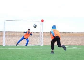 ПРЕДПРИНИМАТЕЛЬ ИЗ АРЫСИ ПОСТРОИЛ СПОРТПЛОЩАДКУ