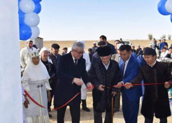 ТҮРКІСТАН ОБЛЫСЫНДА ДЕМЕУШІЛЕР ЕКІ ОТБАСЫНА БАСПАНА СЫЙЛАДЫ